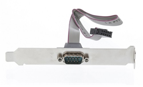 Halterung Auslauf D Sub 9 Pin Stecker Idc 10 P Buchse Computergehäuse Seriell