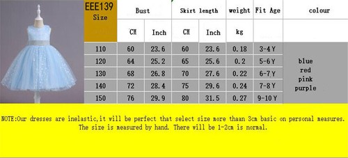 Christmas Kids Girls Tulle Princess Party Dress Birthday Party Pageant Gown Ball - Picture 108 of 164