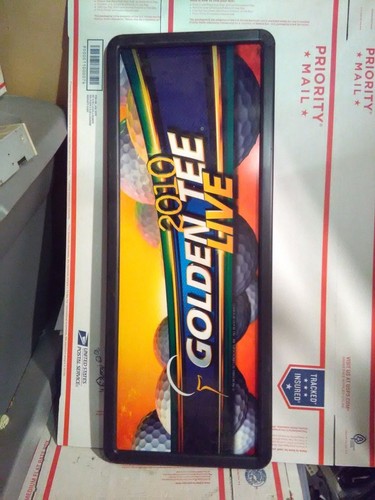 golden tee 2010 arcade marquee with frame #10 - 第 1/2 張圖片