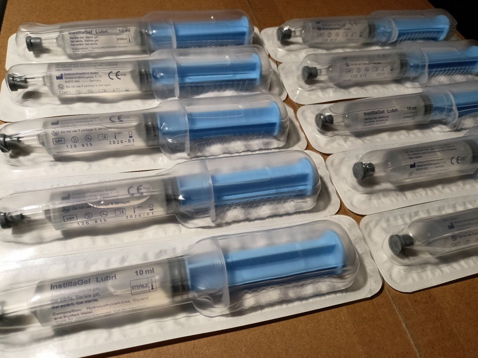 10 x 10ml Gleitgel Gleitmittel antiallergisch steril klar wasserlöslich -TOP !