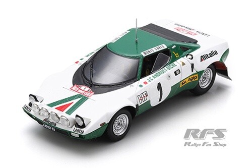 Lancia Stratos Hf Rallye Rally Monte Carlo 1975 Andruet 1:43 Spark 9079-image