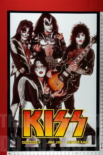 Kiss Rock Band Gene Simmons Paul Dynamite #5 Comic Promo Poster 24X36 New KSD5 - Picture 2 of 2