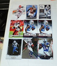 SAMMY WATKINS  -  Wide Receiver - Buffalo Bills - 9 Card Assorted Lot   -  8492