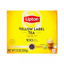 Lipton Yellow Label Tea International Blend 100 Tea Bags