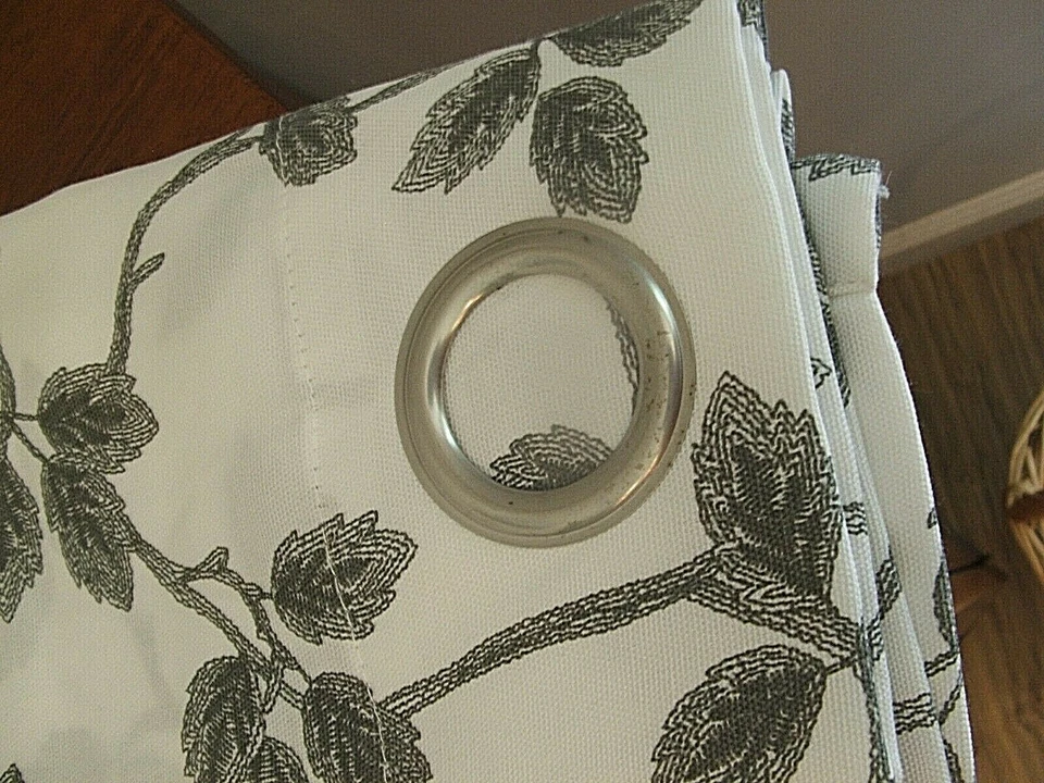 Новый с Ярлыками Softline ALBANY (пара) 2 шторы панели шторы 84» люверсы верхний - Изображение 4 из 4