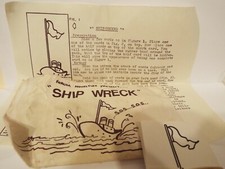 Forum Novelties Ship Wreck Deck Magic Card Routine Effect Trick Vintage 