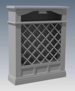 Solid Timber Wine Rack Drawers Make Your Own Save Full Plans 2d 3d Ebay