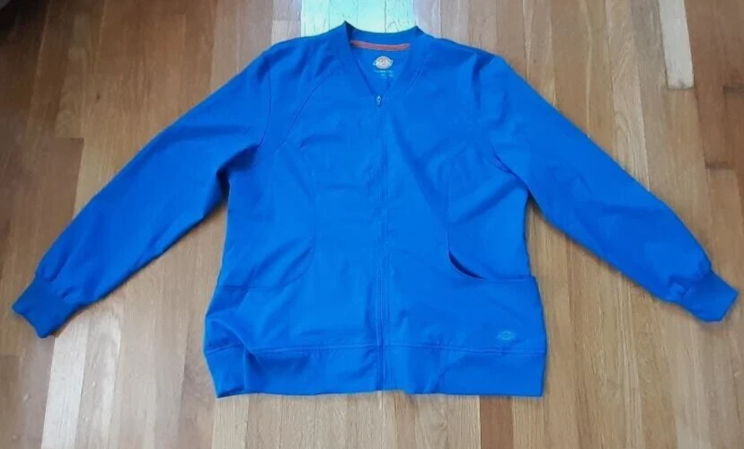 CHAQUETA MÉDICA DICKIES MUJER BOLSILLOS INTERIORES EXTERIORES CREMALLERA XL Foto 2 de 4