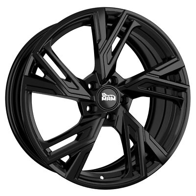 19 Zoll MAM RS5 Black Painted ET30 Alufelgen für Seat Ateca Typ 5FP SUV SAV Neu