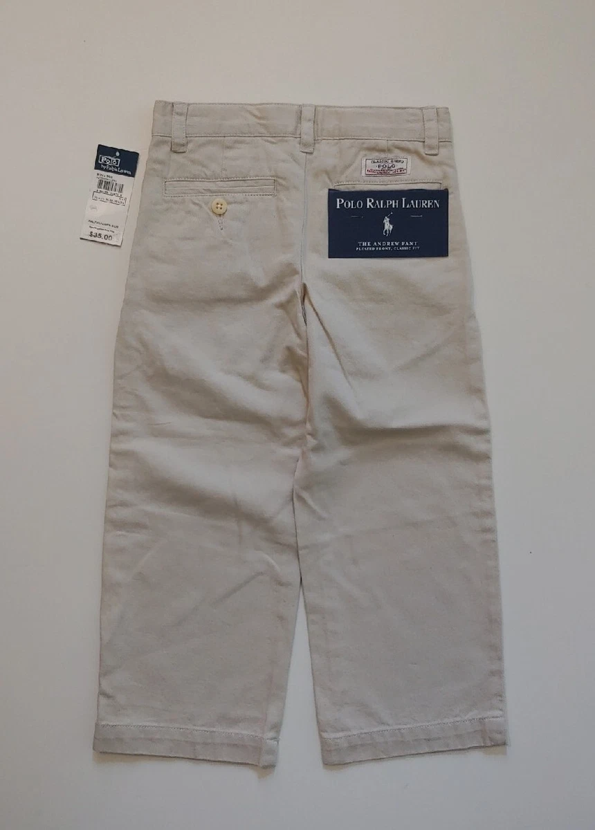 NWT Polo Ralph Lauren Boys Kids The Andrew Chino Pant SZ 4 4T eBay