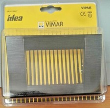 PLACCA VIMAR IDEA 16743.47 CLASSICA TECNOPOLIMERO 3 MODULI NERO SATINATO