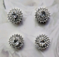 Clear Crystal Magnetic Number Pins . Horse Show  Magnets. Clothing magnets.