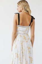 Free People NWT Size 6 Small Seven Wonders Maxi Dress Ivory New