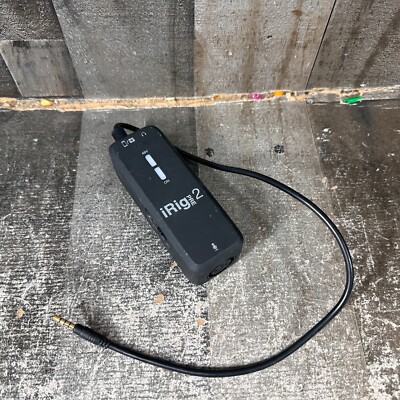 IK Multimedia iRig Pre 2 Microphone Interface for Smartphone, Tablet, Camera