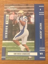 2005 Playoff Prestige Vincent Jackson RC #214 Chargers Northern Colorado