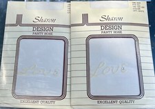 Lot Of 2 VTG NOS Sharon Ultra Sheer Panty Hose Style 2280RI Off- White 2 Packs