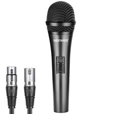 Neewer Cardioid Dynamic Microphone Mic With Xlr Male To Xlr Female Cable