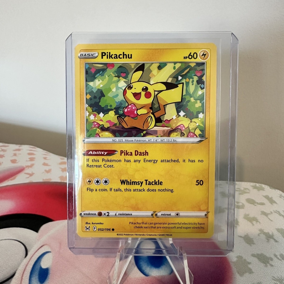 Pikachu 52/196 - Lost Origin - Common - Pokemon Card TCG | eBay