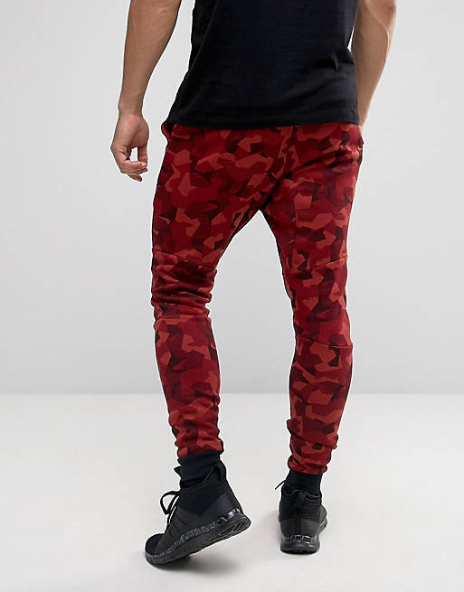 Verpletteren Berouw Nevelig Nike Tech Fleece Red Camo Camoflauge Joggers Pants Cuffed 823499-674  Men&#039;s XS | eBay