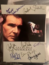 Beckett certified John Williams Presumed Innocent Harrison Ford Signed Press