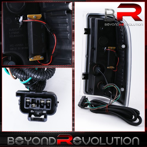 For 2007-2013 LED Smoked Clear Reflector Headlamps + Tail Lights Assembly Set - Picture 9 of 11