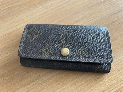 Authentic Louis Vuitton 4 Key Holder FOB Monogram USA Seller