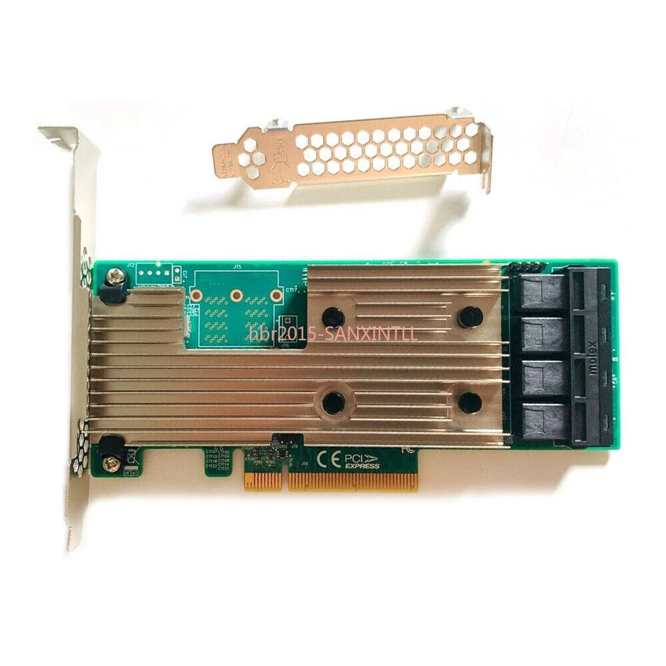 LSI Broadcom SAS 9305-16i 16port 12G SAS/SATA PCIe 3.0 IT Mode Host Bus Adapter - Image 2 of 4