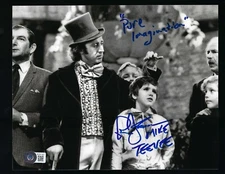 Paris Themmen signed 8x10 photo BAS Authenticated "Mike Tee Vee" Willy Wonka