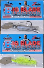 (Ct of 2) Z-Man Big Blade Chatterbait 5/8 oz Provides Maximum Thump & Vibration