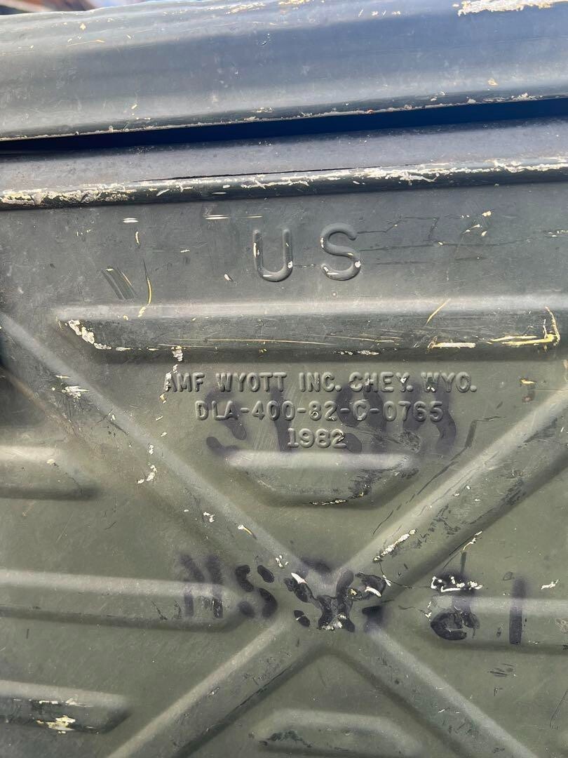 Real US Army Vietnam War Retro US Food Container Cooler Box