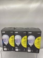 3 X Feit Electric LED Bug Zapper Bulb E26 60-W Replacement Daylight 5000k (B4