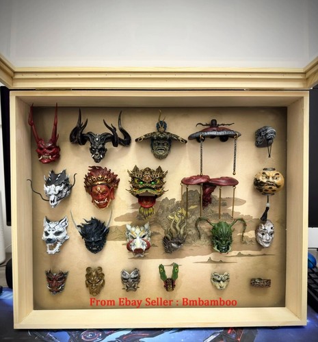 Customized Black Myth: Wukong Mask Resin Model Set Refrigerator Magnet Collect - Picture 2 of 4