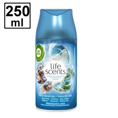 21,87 /L - 6 x AIRWICK Nachfüller ''Türquise Oase'' für Freshmatic Max - 250ml