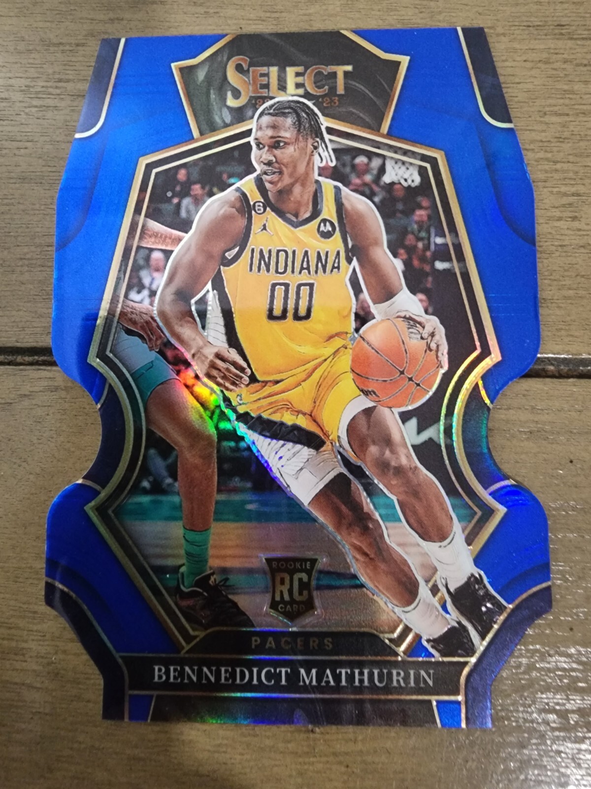 Bennedict Mathurin 2022-23 Select Premier Rookie RC Die-cut Blue Prizm /249