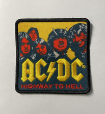 AC/DC Highway To Hell BON SCOTT Rock  Roll Sew On Patch Battle Jacket Badge
