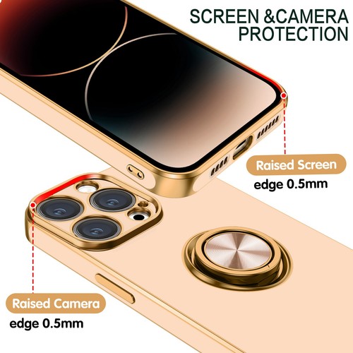 For iPhone 15 14 13 12 11 Pro Max Shockproof Kickstand Ring Rugged Case Cover - Picture 49 of 199