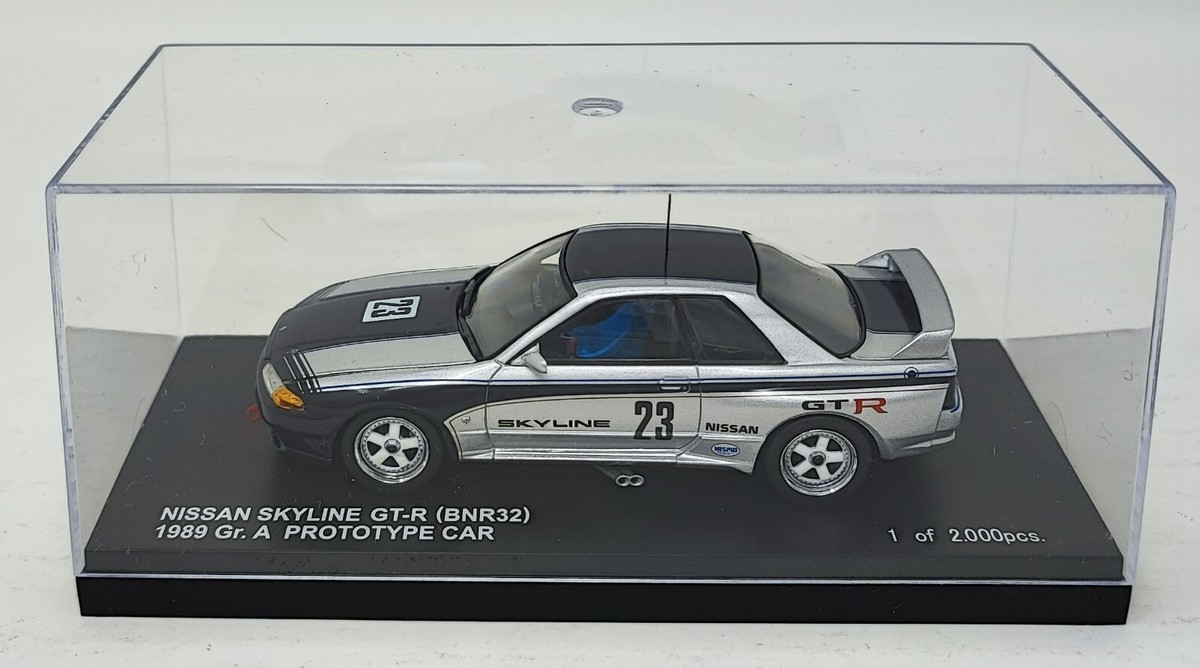 KYOSHO 1:43 NISSAN SKYLINE GT-R(BNR32) 1989 Gr.A PROTOTYPE