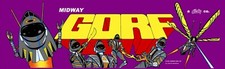 Gorf Arcade Marquee/Sign (Arcade1Up 17.75 x 5...