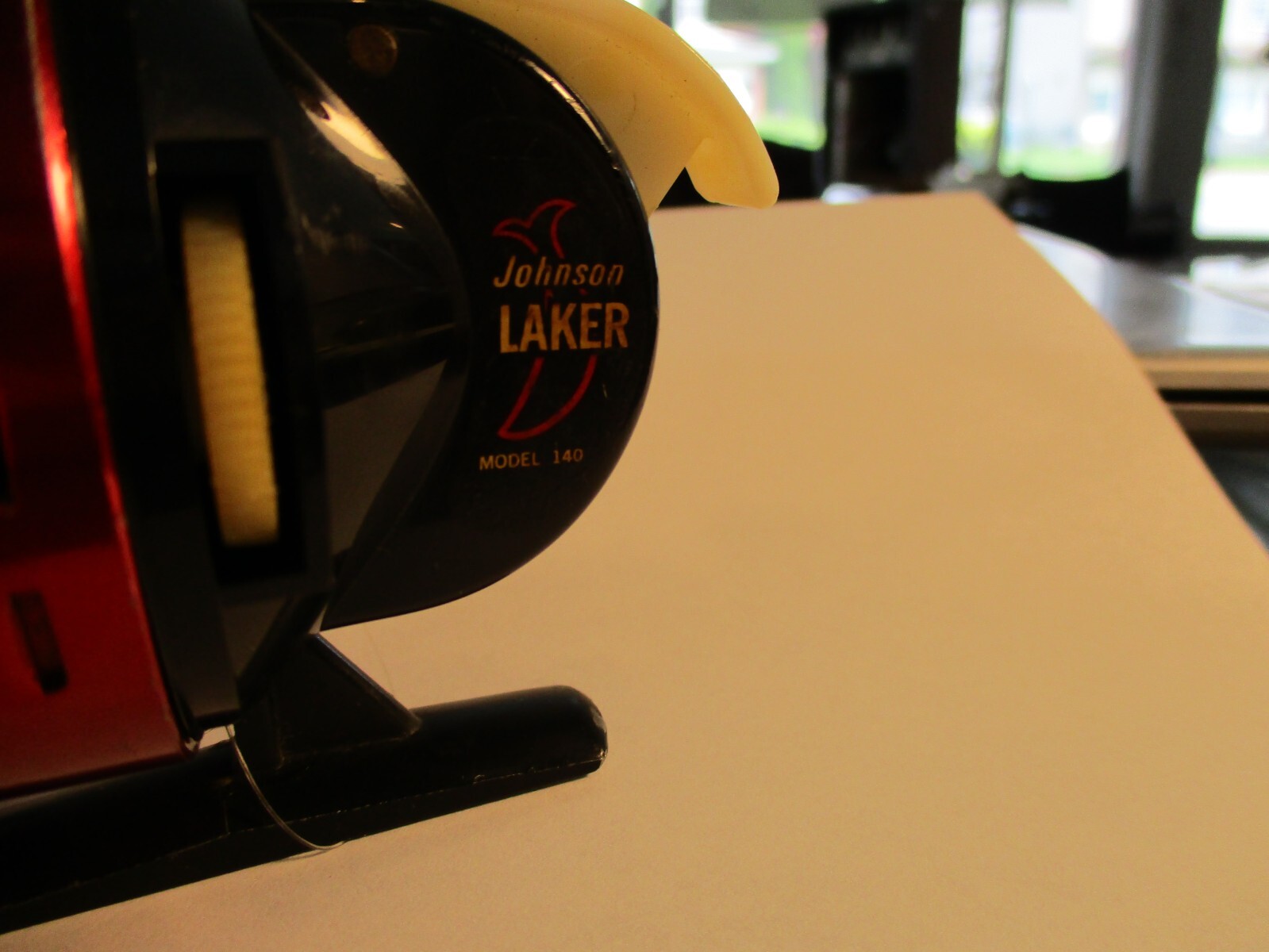 Vintage Metal Johnson Laker Model 140 Fishing Reel Minnesota USA Made