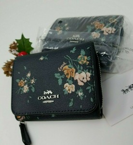 coach rose bouquet wallet