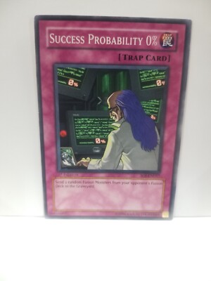 Success Probability 0% - Yu Gui Oh TCG - Shadow Of Infinity - 1st Edition - LP