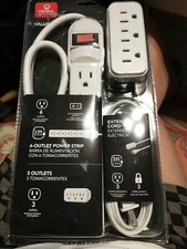 Globe Electric Designer Series 6 ft. 6-Outlet Power Strip with extras