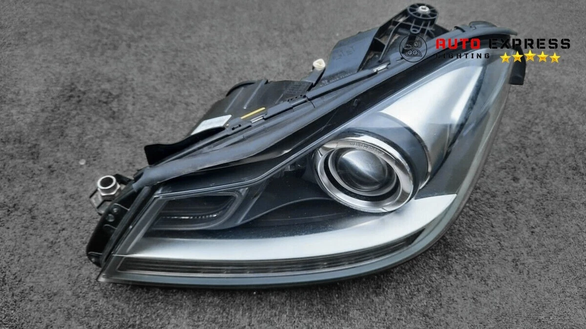 MERCEDES C-KLASSE W204 FACELIFT KURVE BI-XENON SCHEINWERFER LINKS 