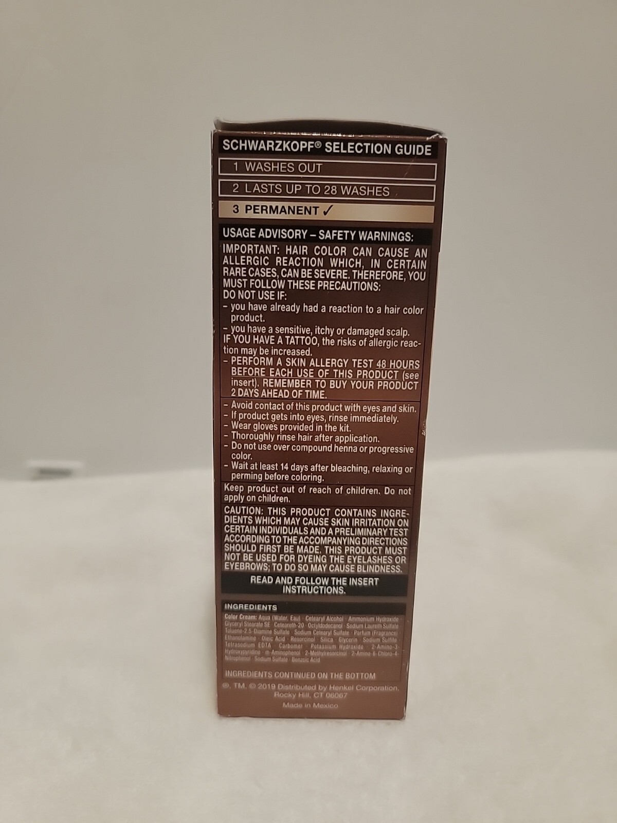 Schwarzkopf Ultime Long Lasting Vibrant Hair Color #6.86 SPARKLY LIGHT BROWN NEW