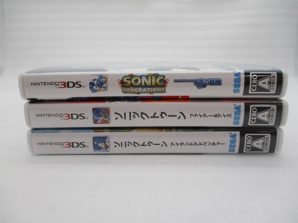 Nintendo 3DS SONIC GENERATIONS, SONIC TOON Fire & Ice, Island Adventure Japan - Image 3 of 4