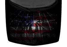 Spider Web Metal Hood Wrap Truck Vinyl Decal Car 58x65