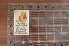 RUBBER STAMPEDE WINNIE THE POOH ARM SMALL LONG ENOUGH TO HUG A1214E Wood Stamp R