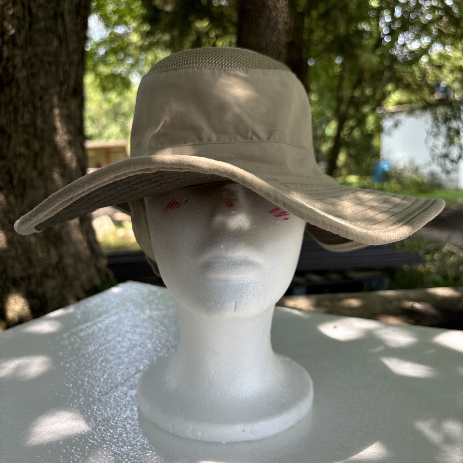 Unisex 100% Cotton Boonie Hat for Fishing Camping Gardening Safari Sun Protection Size 7-image