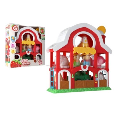 Vitamina G – Mattonelle Puzzle Animali Morbide 5 Pezzi, Tappetino Gioco Antiscivolo 32x32 Cm, Multicolore