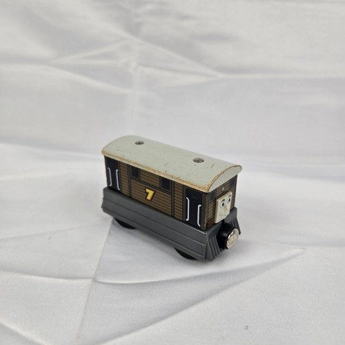 Thomas the Train Toby Tram Car Wooden Railway Tank Engine #7 Friends 2003